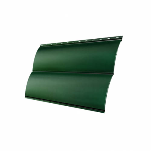 Сайдинг металлический Сталь Блок-хаус 0,390 0,5 Satin с пленкой RAL 6005 зеленый мох Сайдинг металлический Сталь Блок-хаус 0,390 0,5 Satin с пленкой RAL 6005 зеленый мох
