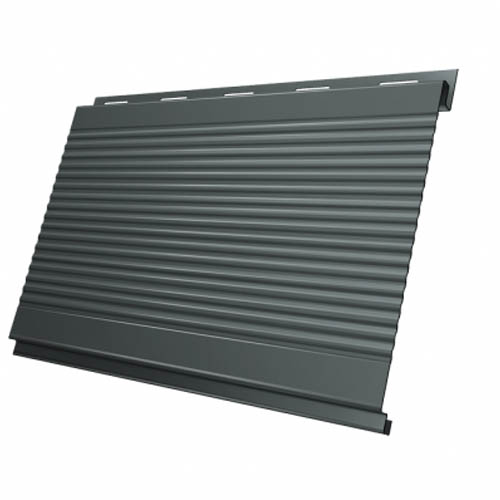 Сайдинг металлический Вертикаль 0,2 gofr 0,45 PE с пленкой RAL 7005 мышино-серый Сайдинг металлический Вертикаль 0,2 gofr 0,45 PE с пленкой RAL 7005 мышино-серый