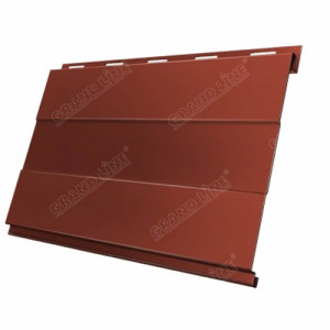Вертикаль 0,2 Grand Line prof 0,5 Velur20 с пленкой RAL 8004 терракота Вертикаль 0,2 Grand Line prof 0,5 Velur20 с пленкой RAL 8004 терракота