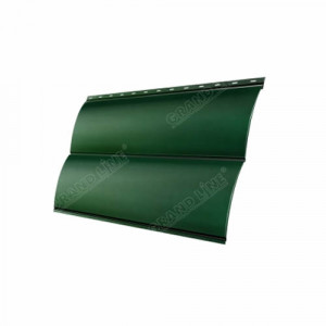 Сталь Блок-хаус 0,390 GL 0,45 PE с пленкой RAL 6005 зеленый мох