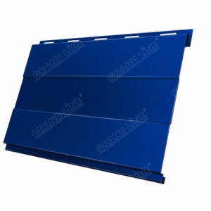 Вертикаль 0,2 Grand Line prof 0,5 Atlas с пленкой RAL 5005 сигнальный синий Вертикаль 0,2 Grand Line prof 0,5 Atlas с пленкой RAL 5005 сигнальный синий