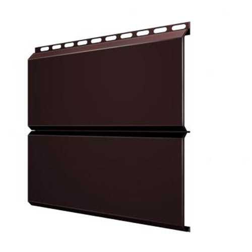 Сайдинг металлический ЭкоБрус 0,345 Grand Line 0,5 Polydexter RAL 8017 шоколад Сайдинг металлический ЭкоБрус 0,345 Grand Line 0,5 Polydexter RAL 8017 шоколад