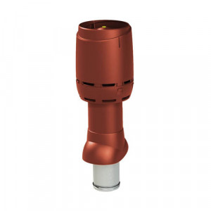 Вентиляционный выход Vilpe Flow 125P/ИЗ/500 350048, красный